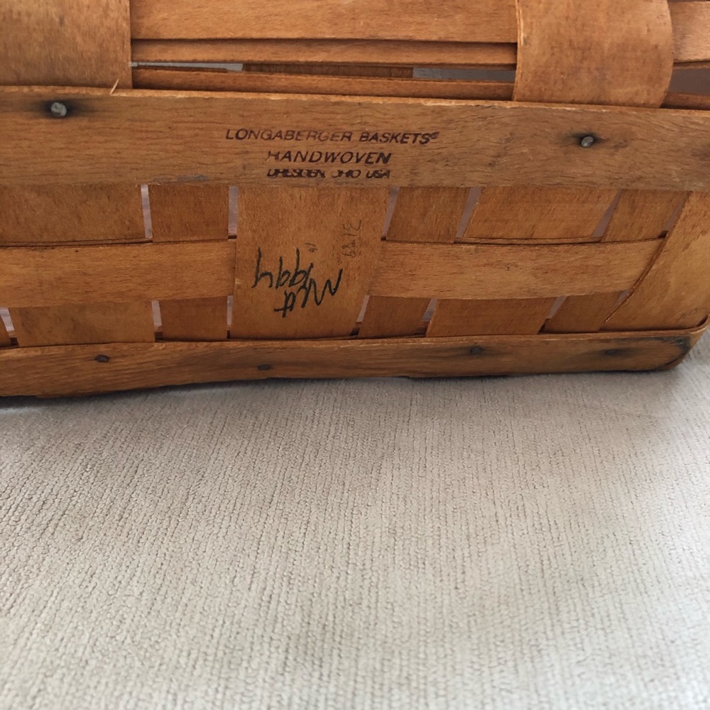Longaberger Basket - great for fall decoration! - Picture 3 of 3
